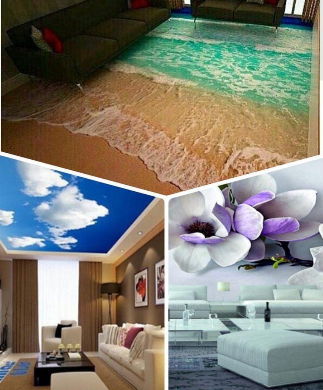 آموزش کف پوش ۳ بعدی آپوکسی   * کارگاه های مهارتی کوتاه مدت * و سقف کشسان *